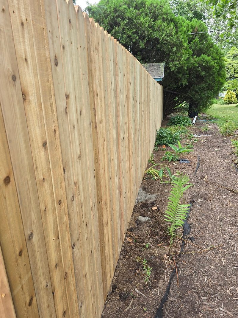 Cedar Fence in Methuen